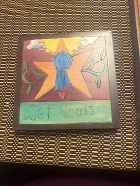 Sticks Plaque Set Goals